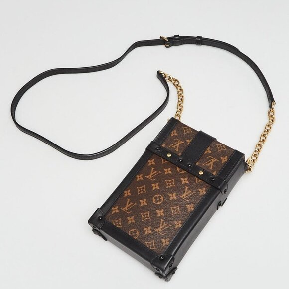 Louis Vuitton Monogram Canvas Vertical Trunk Pochette Bag - Picture 3 of 10